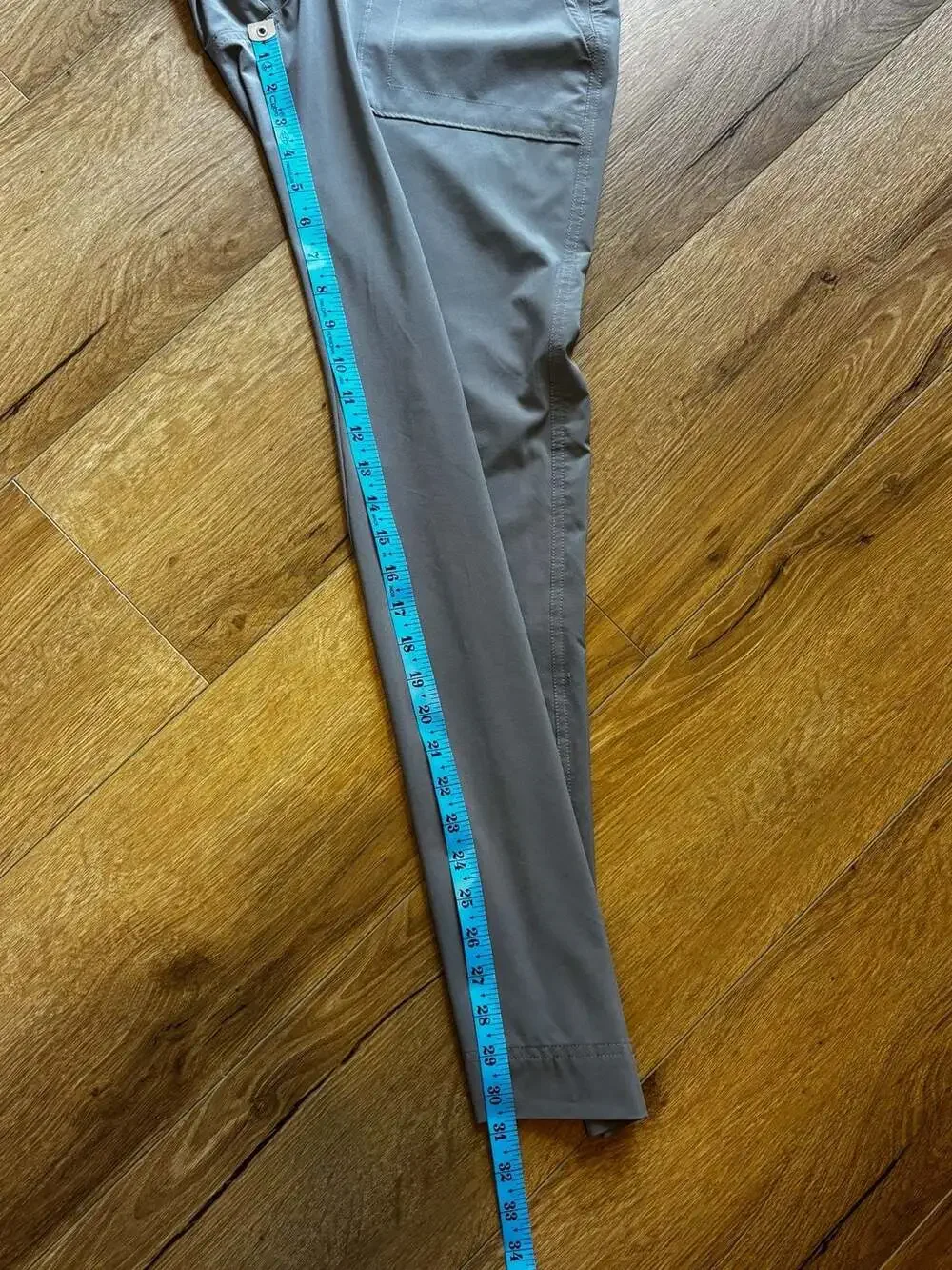 Athleta Women's Size 0 Gray Pull-On Wide Leg Pants - Picture 3 of 6